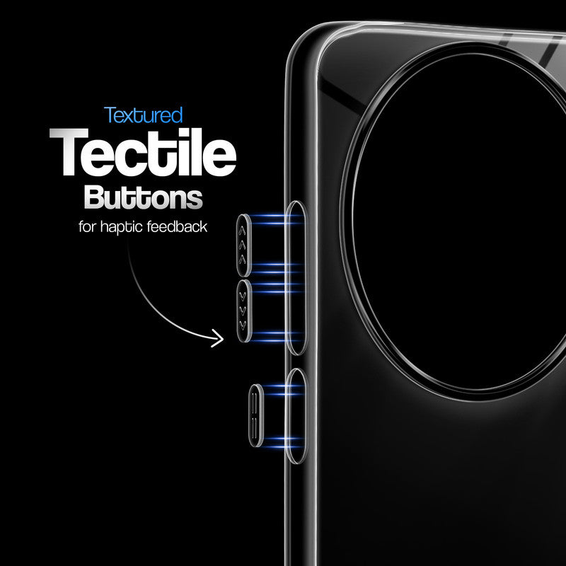 Crystal Clear Anti-Yellow Transparent Back Cover Case With Camera Ring Protection for Vivo X200T 5G