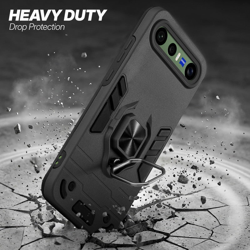 Vivo X300 FE 5G protective case illustrating impact drop protection with an impact-resistant frame.