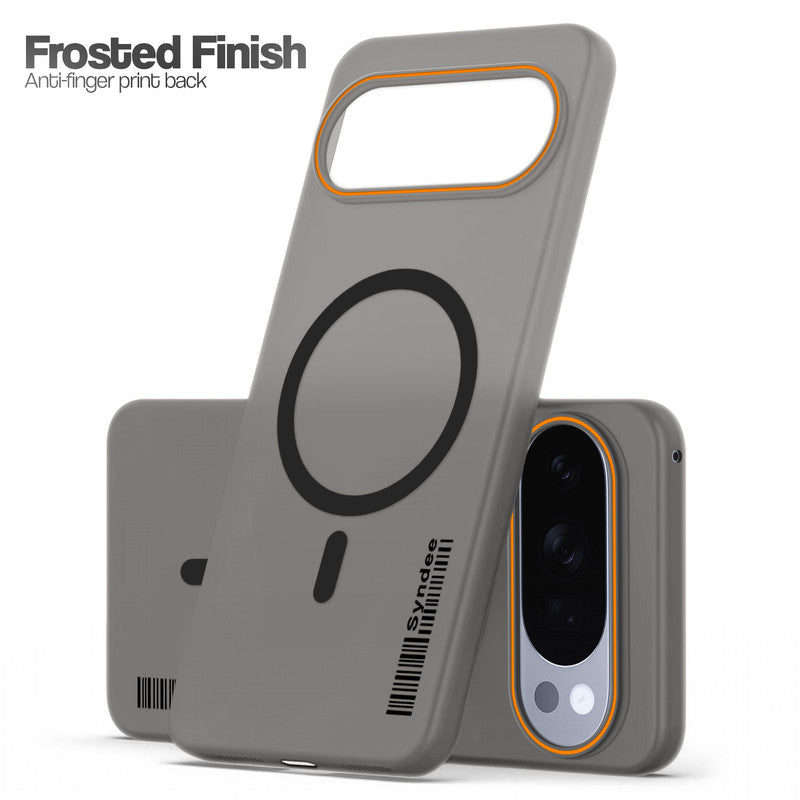 Colourful Frosted Matte Wireless Charging Support Back Cover Case for Google Pixel 10 Pro 5G With Raised Camera Protection