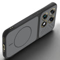 Angled view of Black mobile case for Motorola Signature with proper charging port cutout, speaker holes and strong corner protection.