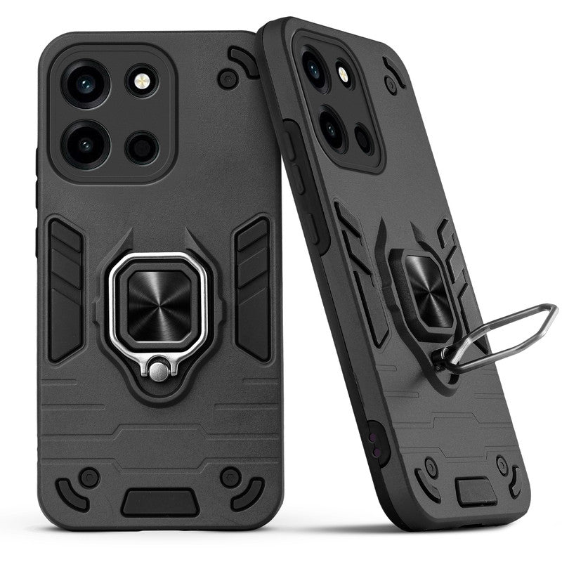 Back view of OnePlus Nord 6 5G case highlighting the built-in rotating metal ring holder