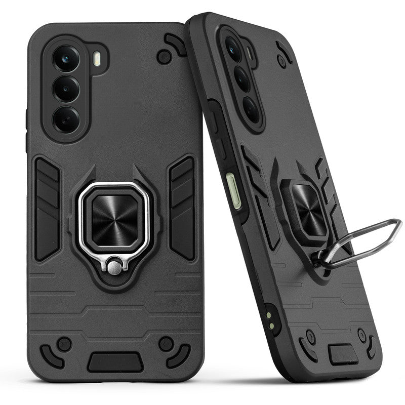 Back view of OnePlus Nord CE 6 Lite 5G case highlighting the built-in rotating metal ring holder