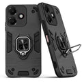 Back view of Oppo A6C 4G case highlighting the built-in rotating metal ring holder