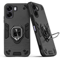 Back view of Oppo A6s 5G case highlighting the built-in rotating metal ring holder