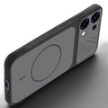 Angled view of Black mobile case for Oppo F31 5G with proper charging port cutout, speaker holes and strong corner protection.