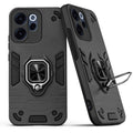 Back view of Oppo Reno 15C 5G case highlighting the built-in rotating metal ring holder