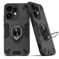 Back view of Oppo Reno 16 5G case highlighting the built-in rotating metal ring holder