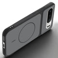 Angled view of Black mobile case for Realme 16 5G with proper charging port cutout, speaker holes and strong corner protection.