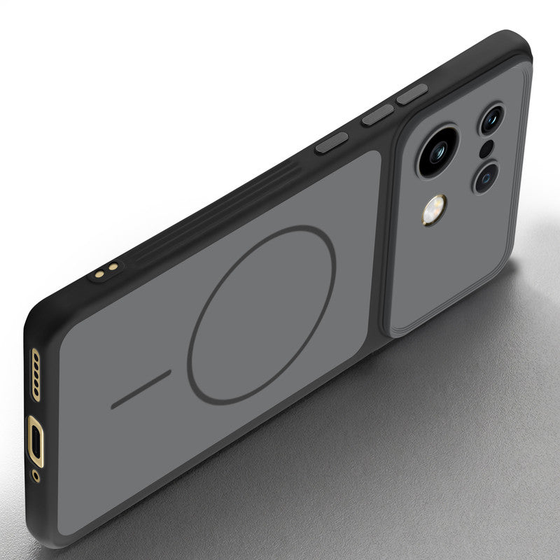 Slim silicone Black phone case for Realme 16 Pro Plus 5G side angle view showing grip texture and precise cutouts