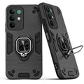 Back view of Realme C85 5G case highlighting the built-in rotating metal ring holder