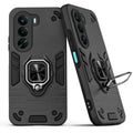 Back view of Realme P4x 5G case highlighting the built-in rotating metal ring holder