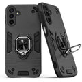 Back view of Samsung M17 5G case highlighting the built-in rotating metal ring holder