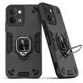 Back view of iQOO Z11x 5G case highlighting the built-in rotating metal ring holder