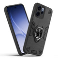 Front and back view of Oppo Reno 15C 5G fitted with a protective case and ring grip