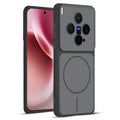 Full protective dual tone Black silicone case for Vivo X300 5G showing front and back design coverage