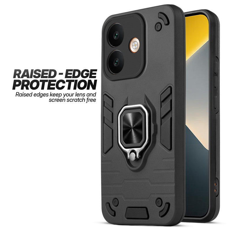 POCO X8 5G case showing raised edge protection for camera and screen