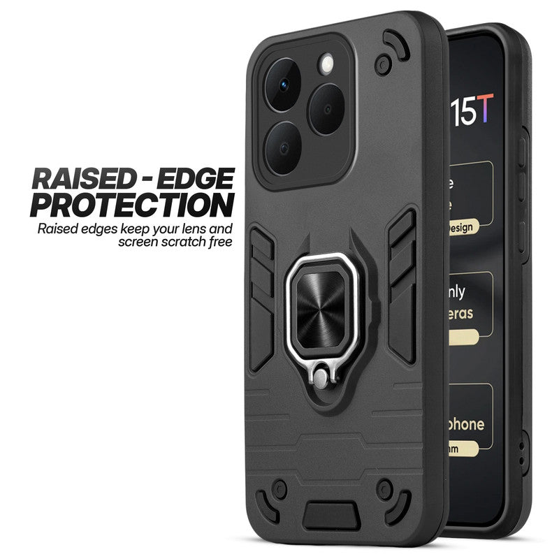 Realme 15T 5G case showing raised edge protection for camera and screen