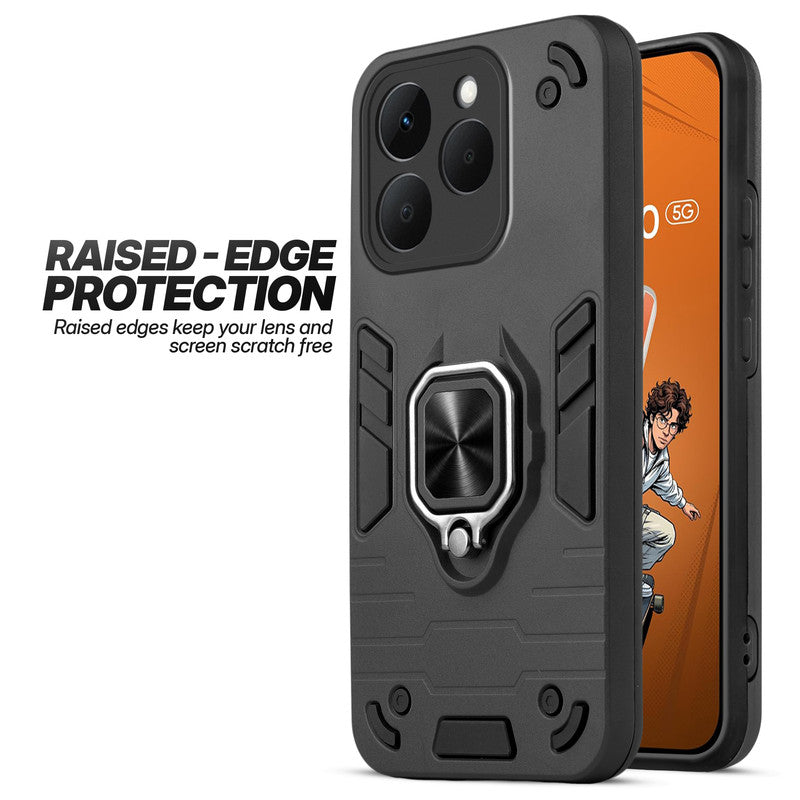 Realme Narzo 90 5G case showing raised edge protection for camera and screen