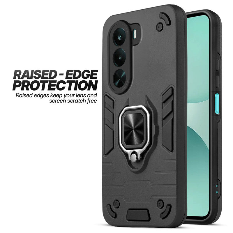 Realme P4x 5G case showing raised edge protection for camera and screen