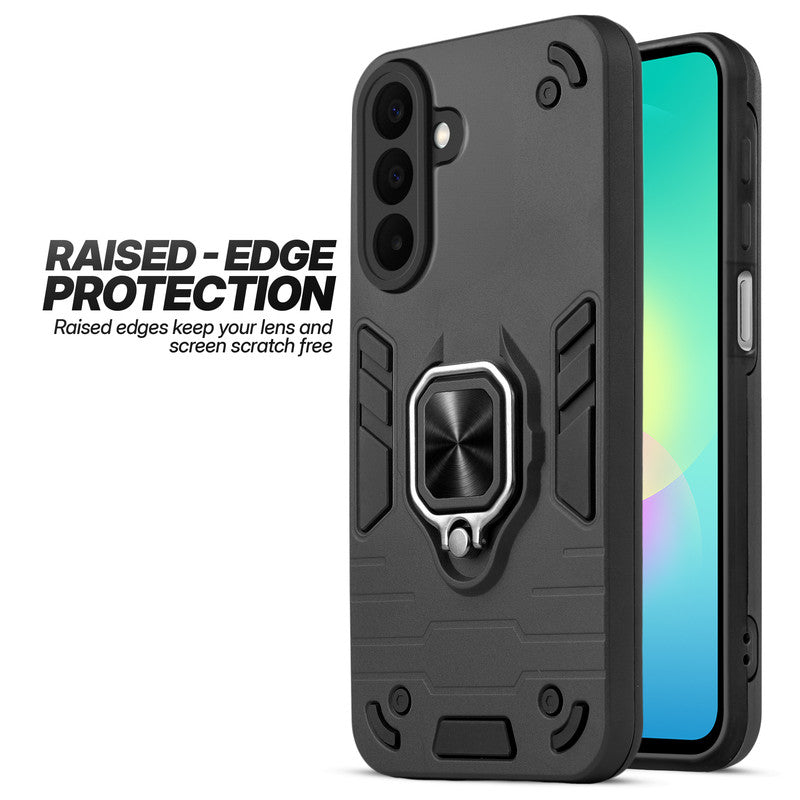 Samsung A27 5G case showing raised edge protection for camera and screen