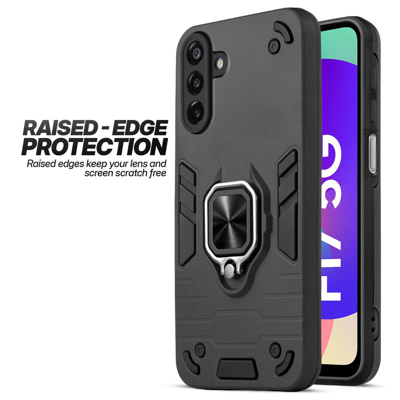 Samsung F17 5G case showing raised edge protection for camera and screen