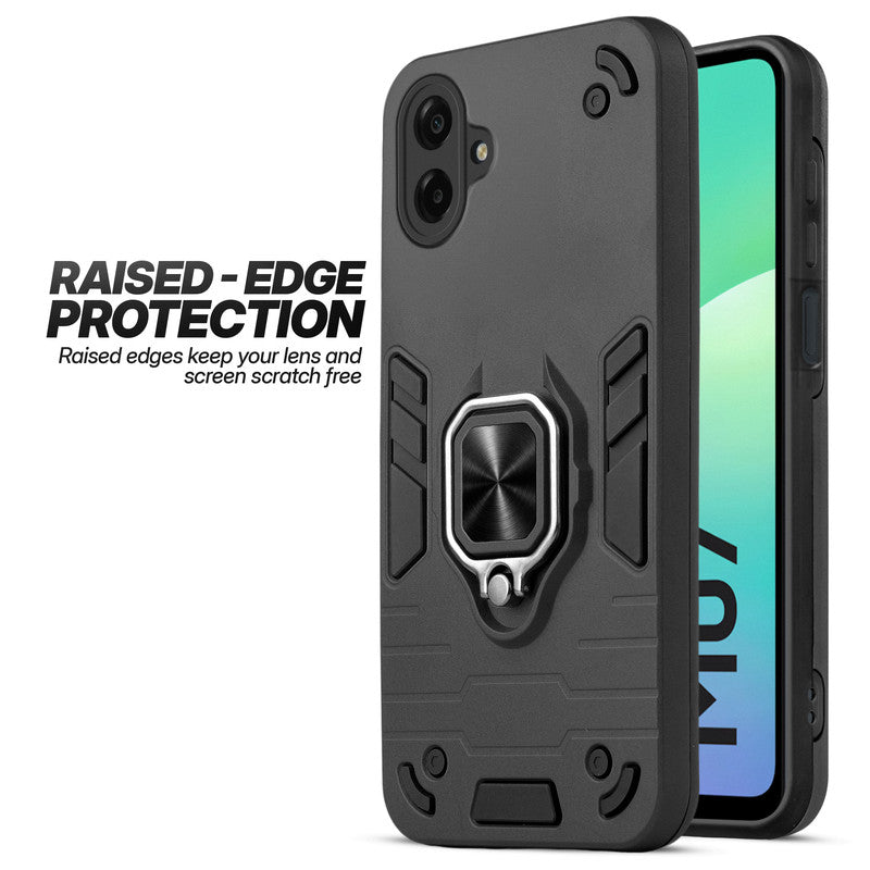 Samsung M07 case showing raised edge protection for camera and screen