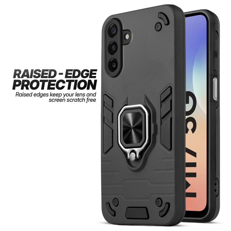 Samsung M17 5G case showing raised edge protection for camera and screen