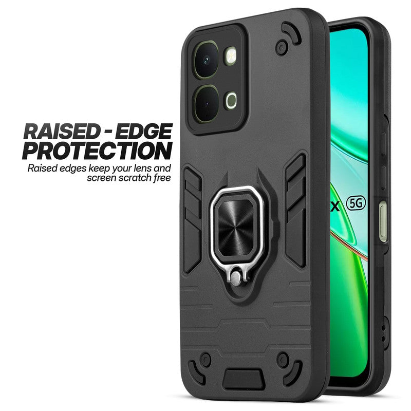 Vivo T5x 5G case showing raised edge protection for camera and screen