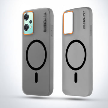 Elegant Colorful Frosted Matte Back With MagSafe Support Back Case For OnePlus Nord CE 2 Lite 5G