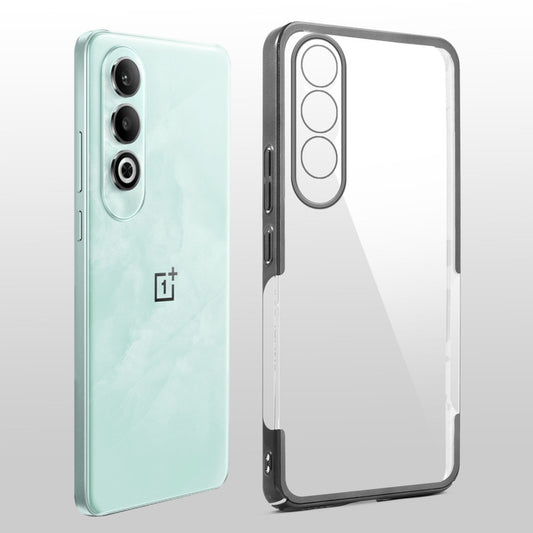 Crystal Clear Premium Case with Shiny Colorful Edges and Precise Cutouts for OnePlus Nord CE 4 5G