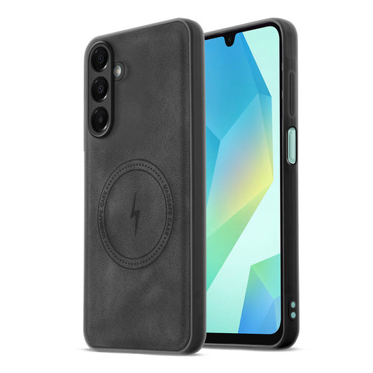 Refined PU Leather Case for Samsung A16 5G , with Support for MagSafe & Wireless Accessories