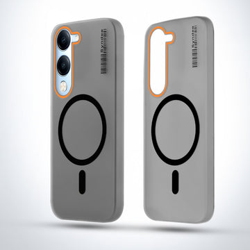 Elegant Colorful Frosted Matte Back With MagSafe Support Back Case For Vivo T4 Lite 5G