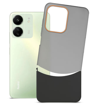 Frosted Case With 2-Cut Interlock For Redmi 13C 4G