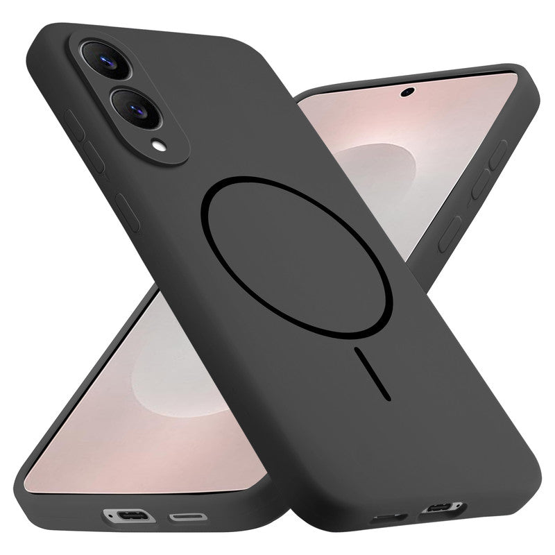 MagSafe Compatible Liquid Silicone Case For Samsung S25 Edge 5G