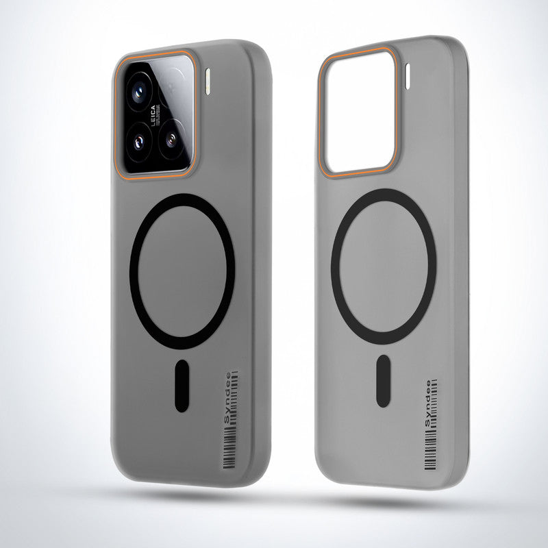 Elegant Colorful Frosted Matte Back With MagSafe Support Back Case For Xiaomi 15 5G