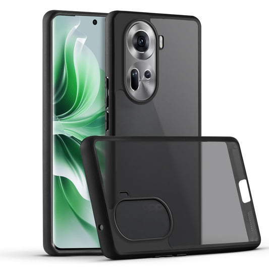 Semi-Transparent Premium Quality Back Cover Case for Oppo Reno 11 5G