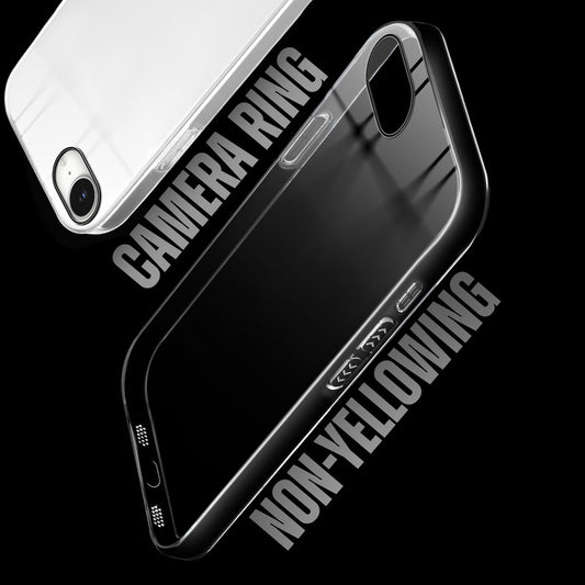 Crystal Shield Hard Case with Anti-Yellowing and Colorful Camera Guard for Apple iPhone 16e