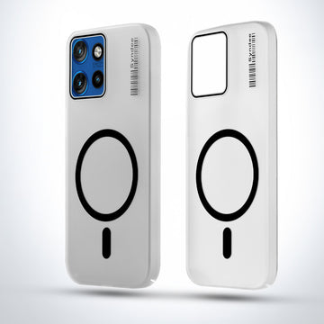 New Elegant Frosted Matte Slim Back With MagSafe Support Back Case For Motorola Moto Edge 50 5G