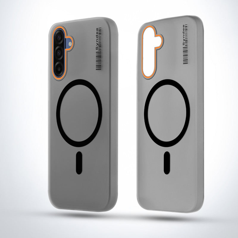 Elegant Colorful Frosted Matte Back With MagSafe Support Back Case For Samsung A17 5G