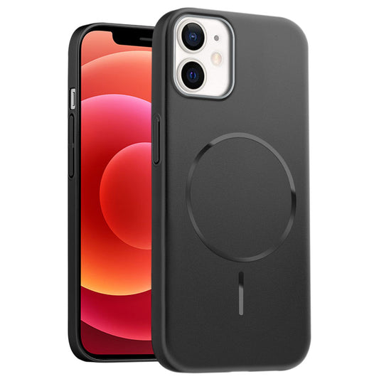 Slim Hard Shell Back Case for Apple iPhone 12 , Shiny Finish with Built in MagSafe Support