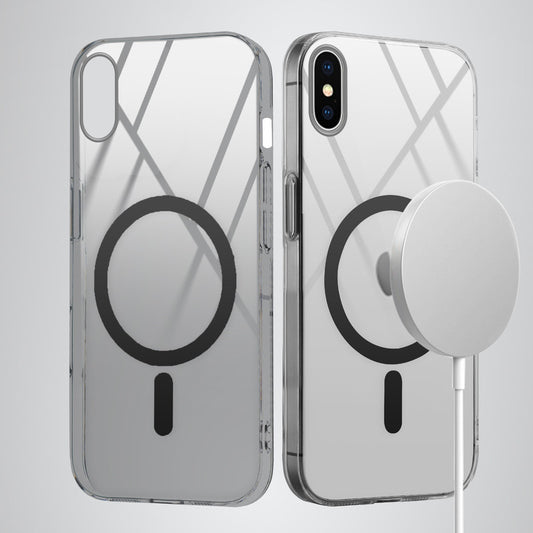 Crystal Clear Hard Back Anti-Yellowing with MagSafe Compatibility Phone Case For Apple iPhone XS Max