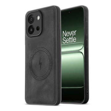 Refined PU Leather Case for OnePlus 13S 5G , with Support for MagSafe & Wireless Accessories