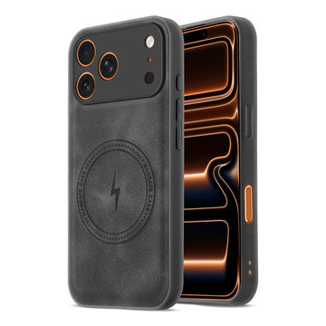 Refined PU Leather Case for Apple iphone 17 Pro Max