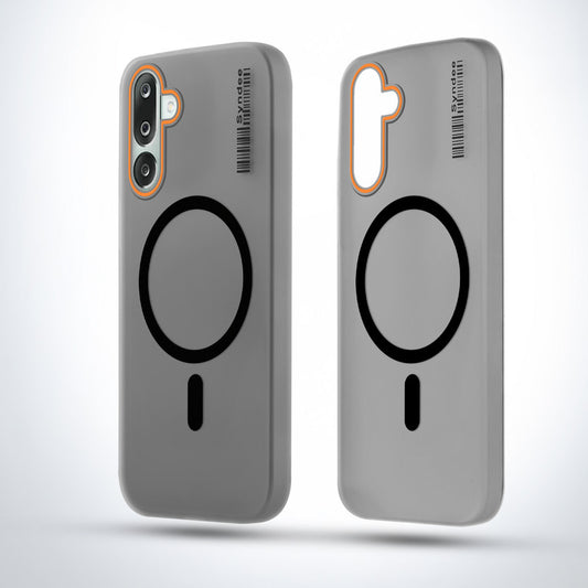 Elegant Colorful Frosted Matte Back With MagSafe Support Back Case For Samsung M36 5G