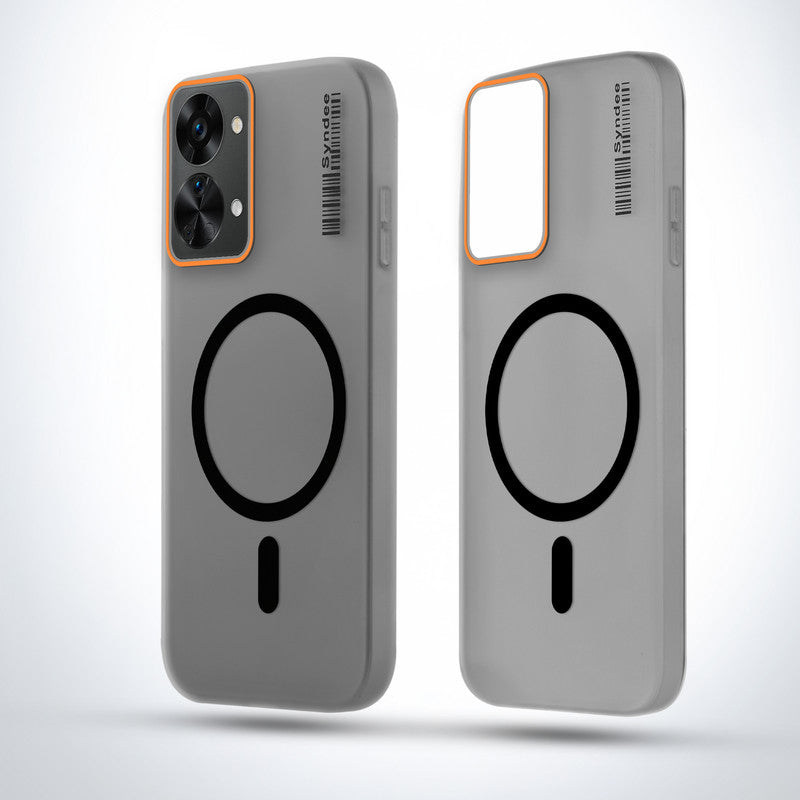 Elegant Colorful Frosted Matte Back With MagSafe Support Back Case For OnePlus Nord 2T 5G