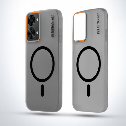 Elegant Colorful Frosted Matte Back With MagSafe Support Back Case For OnePlus Nord 2T 5G