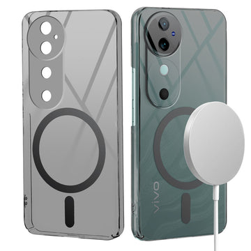 Crystal Clear Hard Back Anti-Yellowing with MagSafe Compatibility Phone Case For Vivo V40 5G
