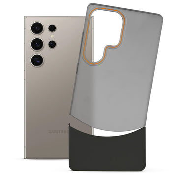Frosted Hard Back Case For Samsung S23 Ultra 5G with 2-Cut Interlocking System
