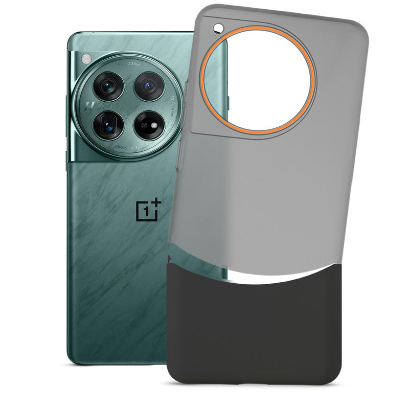 Frosted Hard Back Case For OnePlus 12 5G with 2-Cut Interlocking System