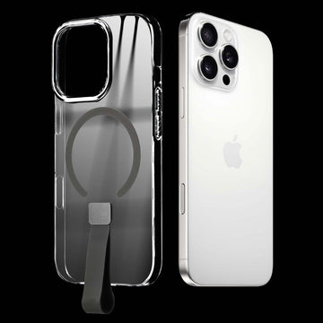Exquisite MagSafe Transparent Case for Apple iphone 16 Pro Max with Strap , Hard Back Cover with Long Lasting Anti Yellowing Protection